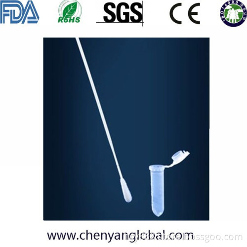 Sponge Oral Swab Oropharyngeal Cells Speciemen Collection Flocked Swab